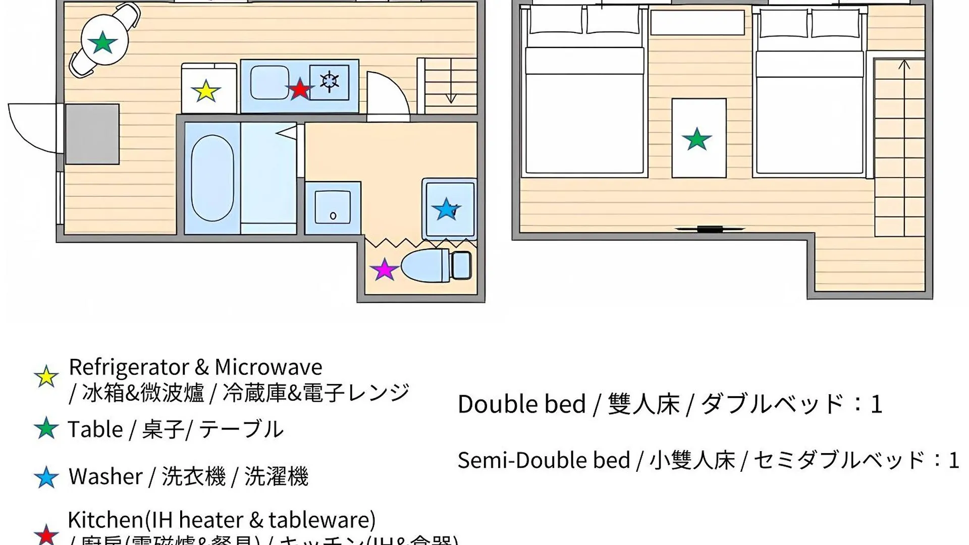 Usj 2 Stops, Umeda&Dotonbori 8Mins, Tiffanyblue Theme Sv3 Osaka 0*,  Japan